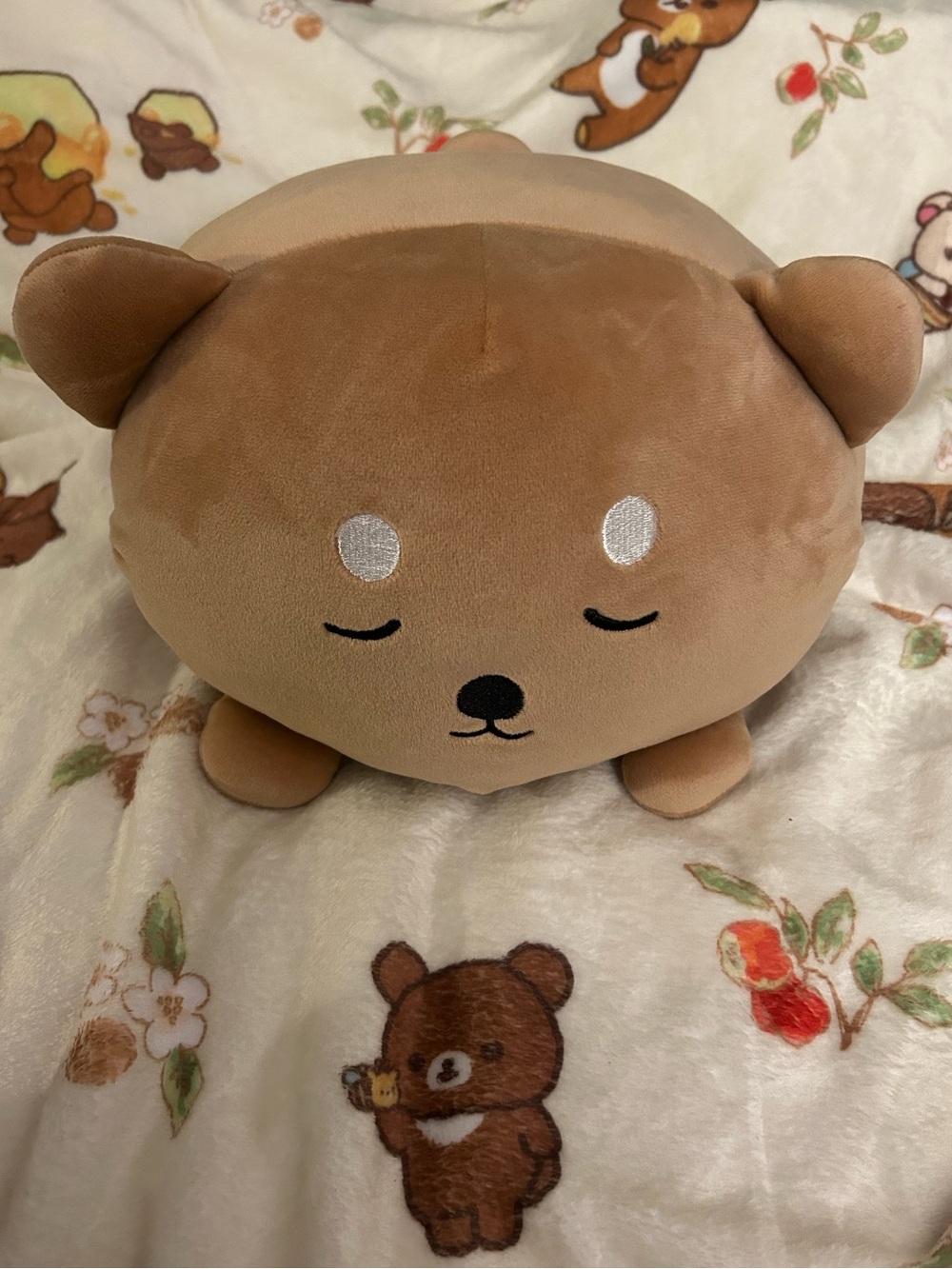 Round animal plush